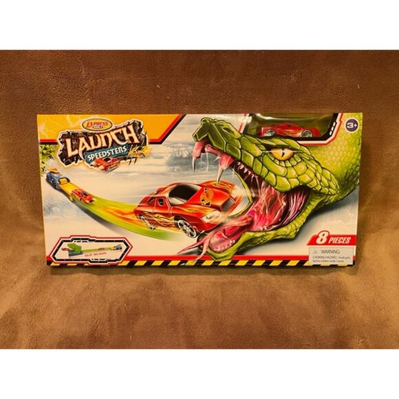Express Wheels Launch Speedsters Snake/Viper (Red Speedster) Set- NEW, SEALED - Picture 1 of 3